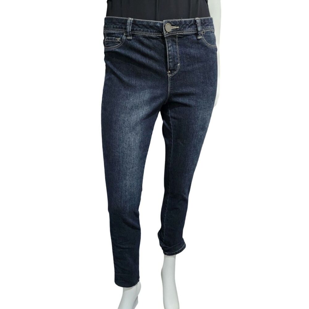 Route 66 Classic Fit Dark Wash Denim Jegging Skinny Jeans Size 10